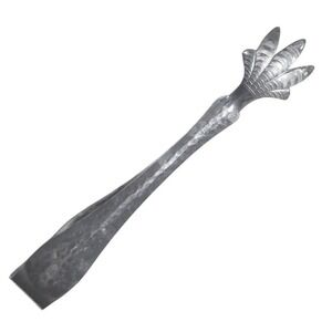 Vintage Hammered Silver Tone Claw Sugar Tongs Bird Foot Tea Serving Tool 6 Inch